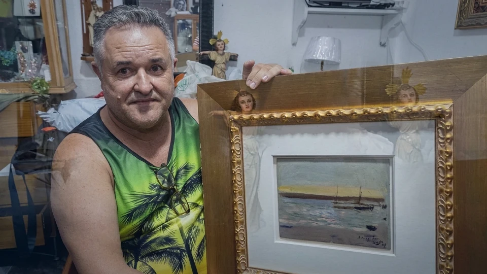Çerçevesi için sokaktan aldığı tablonun ünlü ressama ait olduğu ortaya çıktı: Joaquín Sorolla eserinin değeri dudak uçuklattı