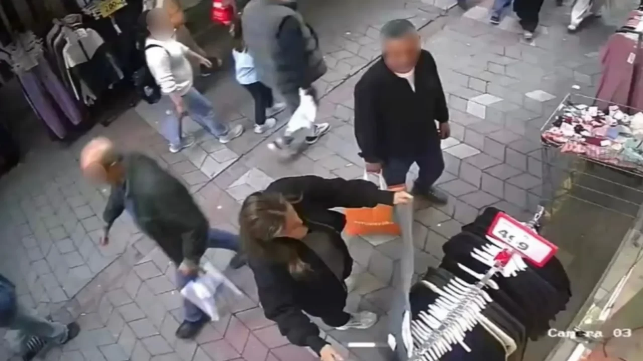 Samsun'da karı koca bir mağazada hırsızlık yaparken yakalandı!