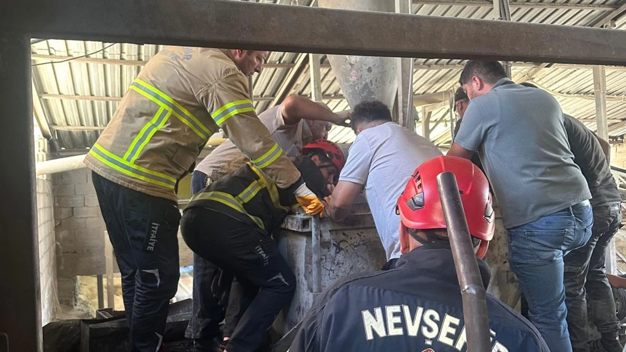 Harç karma makinesine sıkışmıştı! 2 günlük yaşam mücadelesini kaybetti