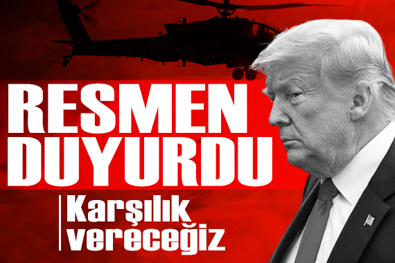 Trump: "İran helikopterimizi düşürdü, karşılık vereceğiz"
