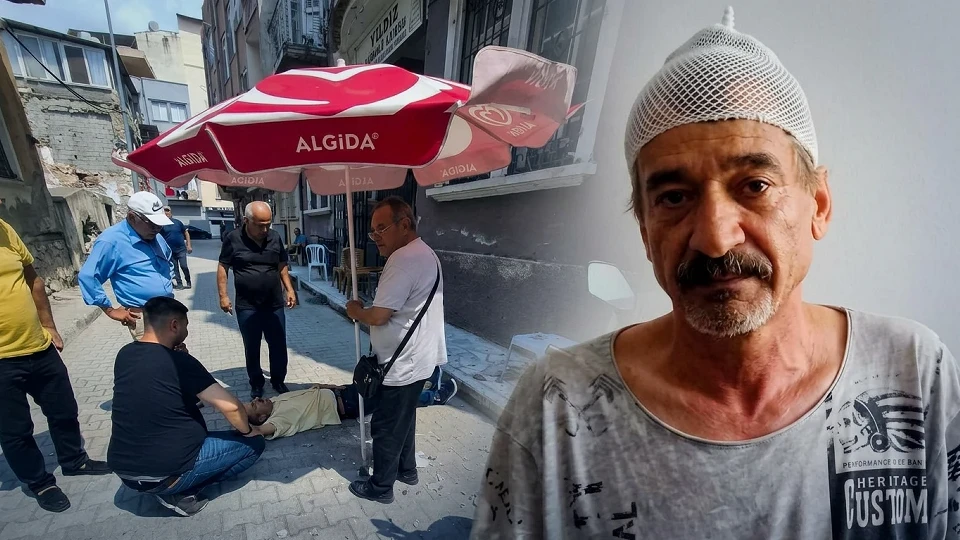 Hatay'da Akılalmaz Olay: Kaldırımda Çay İçerken Başına Beton Parçası Düştü | HATAY YEREL HABERLERİ