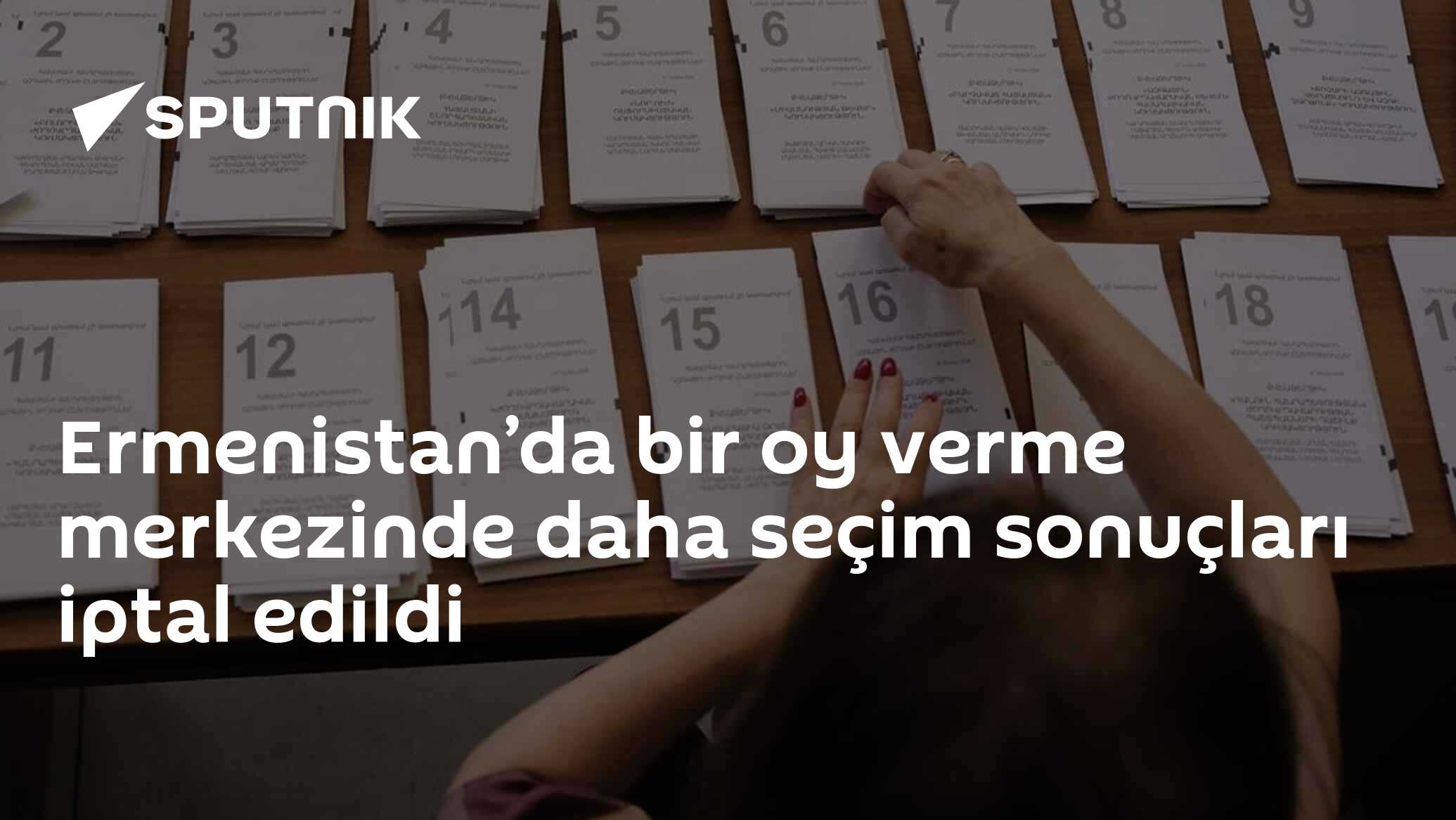 Ermenistan’da bir oy verme merkezinde daha seçim sonuçları iptal edildi