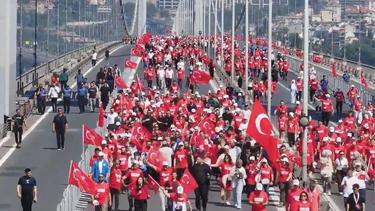 15 Temmuz’un 10. yılında İstanbul'da dikkat çeken görüntüler