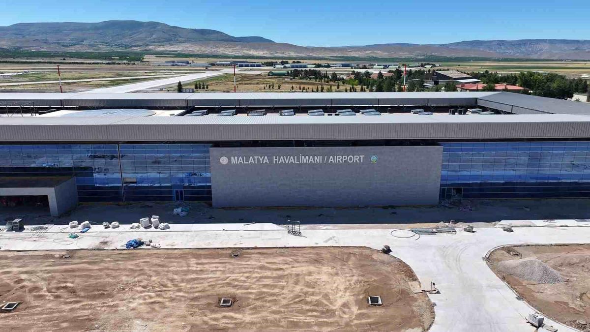Malatya Havalimanı 2 buçuk milyon yolcuya hazırlanıyor
