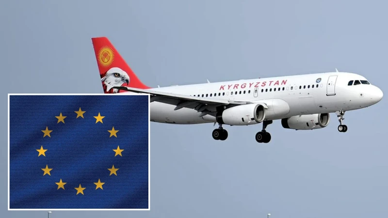 Kırgız hava yolu şirketlerinin AB yasağı kalktı