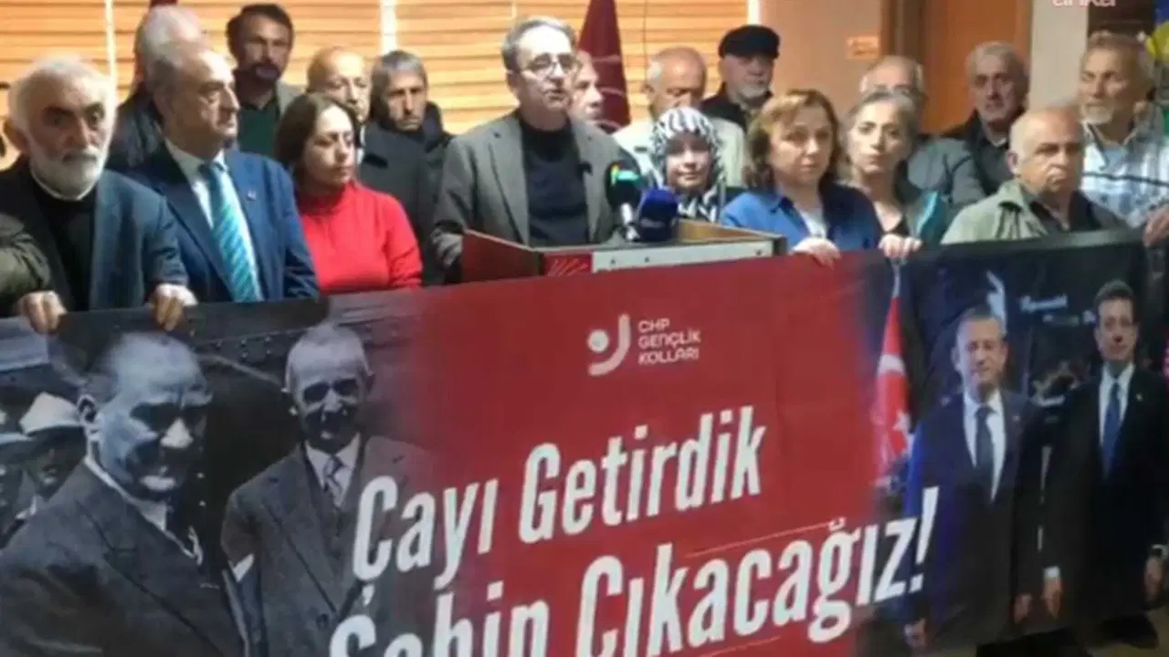 CHP Rize il ve ilçe örgütlerinden hükümete çay fiyatı tepkisi: 'Üreticiyi açlığa mahkum ediyorsunuz'