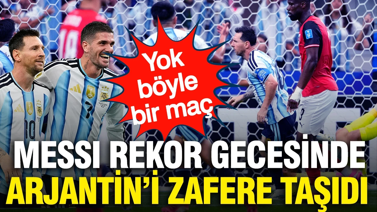 Messi ne rekora doyuyor, ne gole, ne de galibiyete... Arjantin'den tek kişilik şov