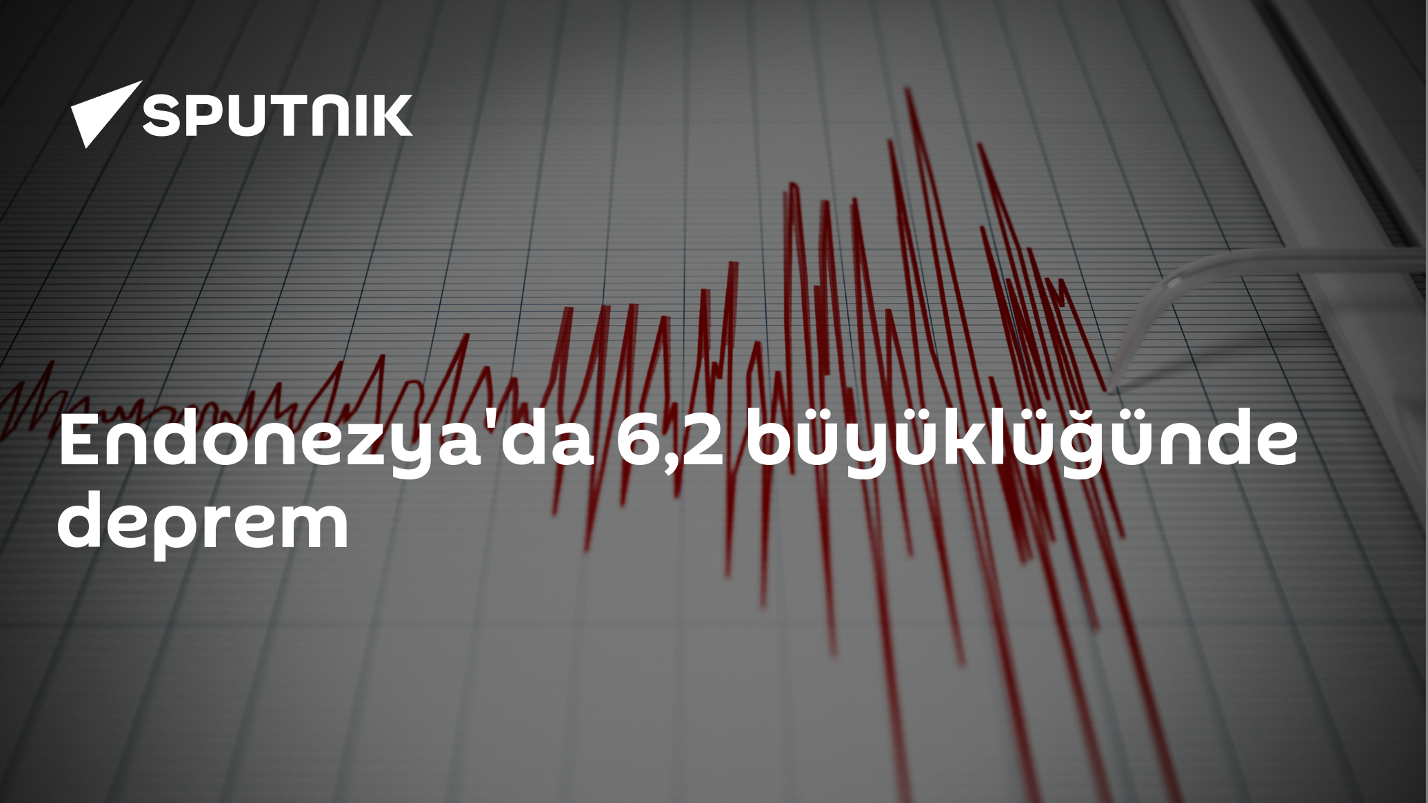 Endonezya'da 6,2 büyüklüğünde deprem