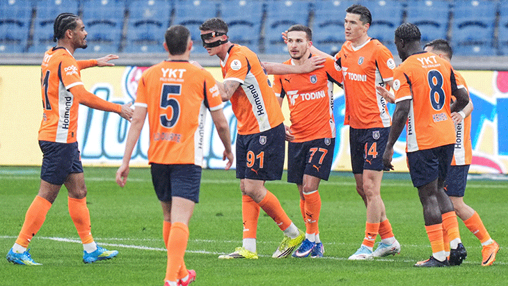 Başakşehir, 3 puanı 3 golle aldı! Volkan Demirel galibiyete hasret