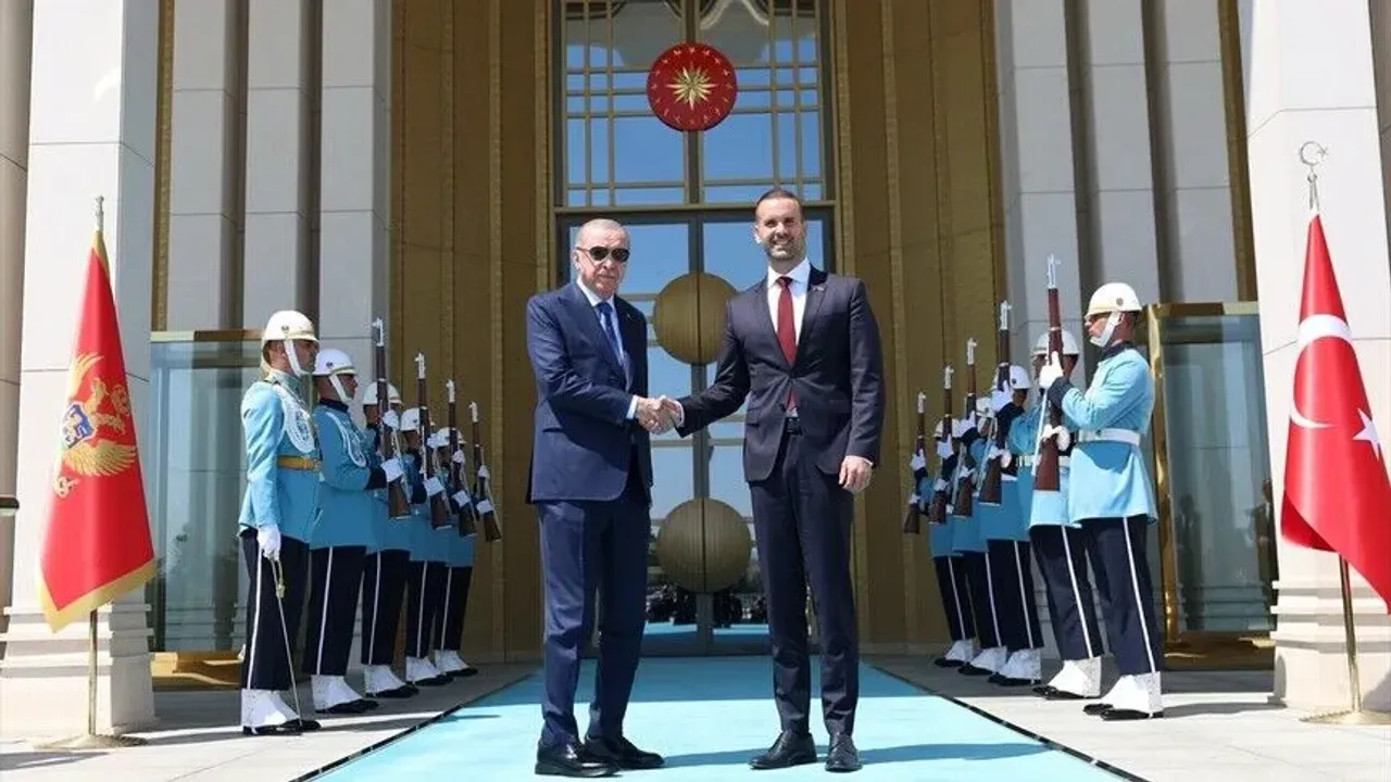 Cumhurbaşkanı Recep Tayyip Erdoğan, Karadağ Başbakanı Spajic'i kabul etti