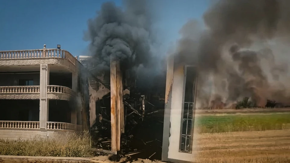 Şanlıurfa Haliliye arazi kavgası: Bir ev ve tarlalar ateşe verildi ekipler alarma geçti | Asayiş Haberleri