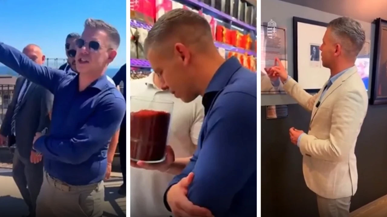 Macar Başbakan, turist gibi gezdi