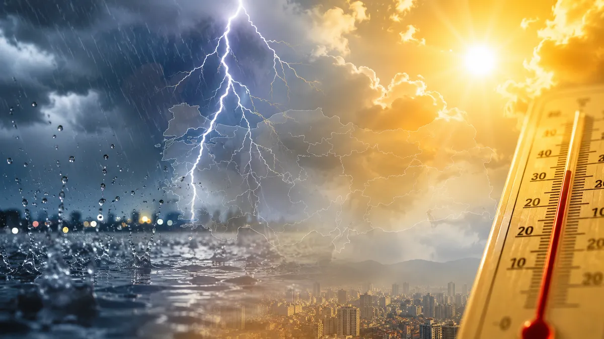 15 il için alarm! Meteoroloji'den sel ve hortum uyarısı: Saat verildi