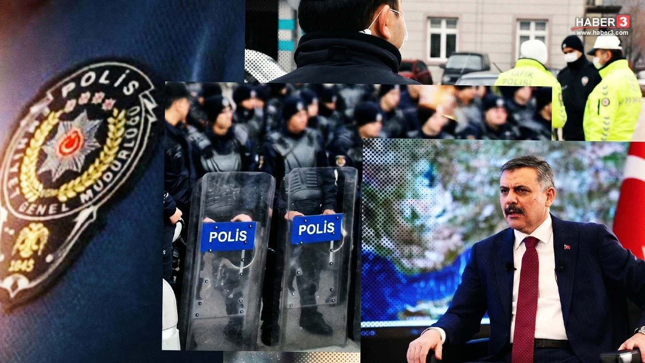 İçişleri Bakanı Çifti açıkladı: 19 bin 96 Polisin görev yeri değiştirildi!