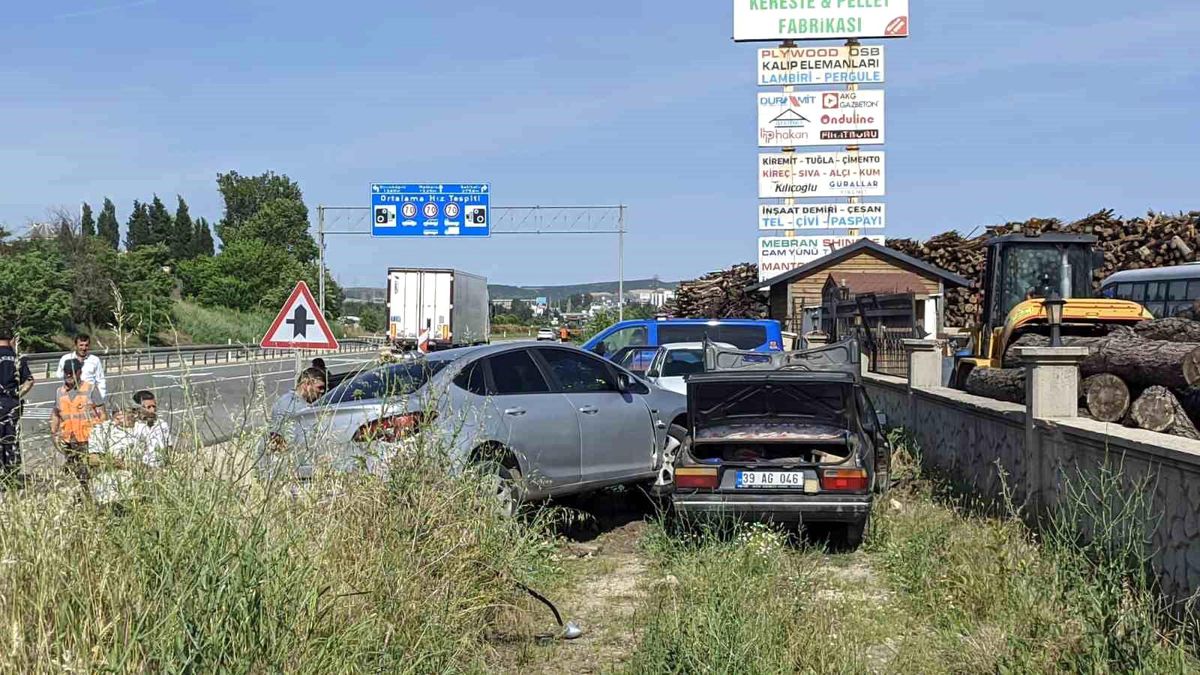 Keşan'daki trafik kazasında 2 kişi yaralandı