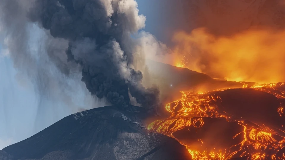 Etna Yanardağı'nda şiddetli patlama: Uçuşlar 14.00'e kadar durduruldu kırmızı kod verildi | Dünya Haberleri