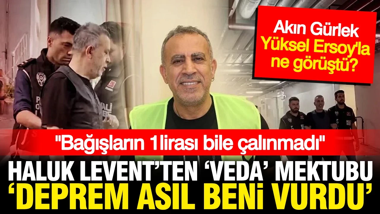 Haluk Levent Akın Gürlek'e seslendi, "Deprem asıl beni burdu" dedi