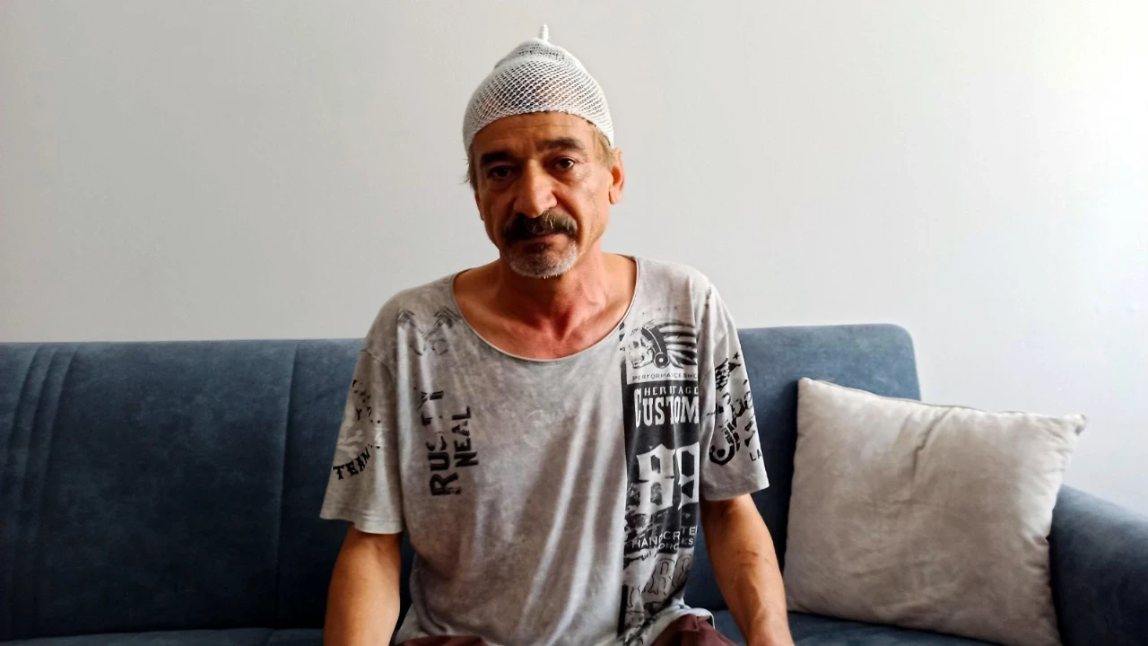 Kafasına beton düştü, bina sakinlerinden şikayetçi oldu