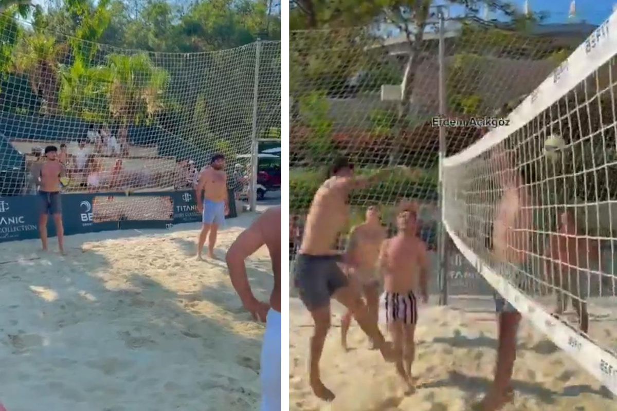 İki milli futbolcu Dünya Kupası biter bitmez soluğu Bodrum'da aldı