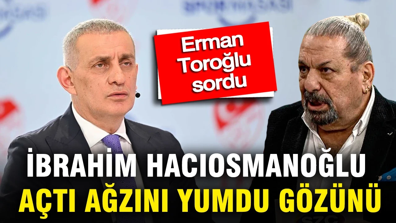 Erman Toroğlu sordu, TFF Başkanı Hacıosmanoğlu açtı ağzını, yumdu gözünü