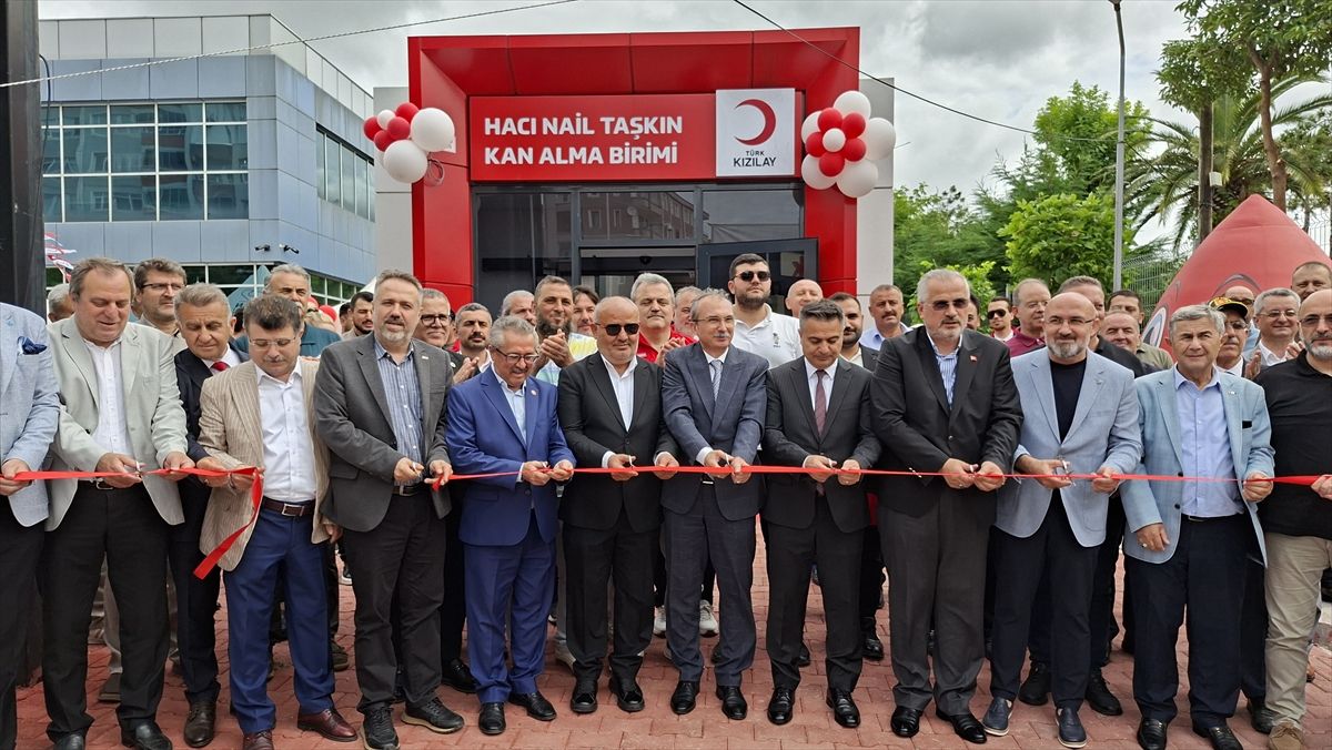 Bafra'da Türk Kızılay Hacı Nail Taşkın Kan Alma Birimi hizmete açıldı