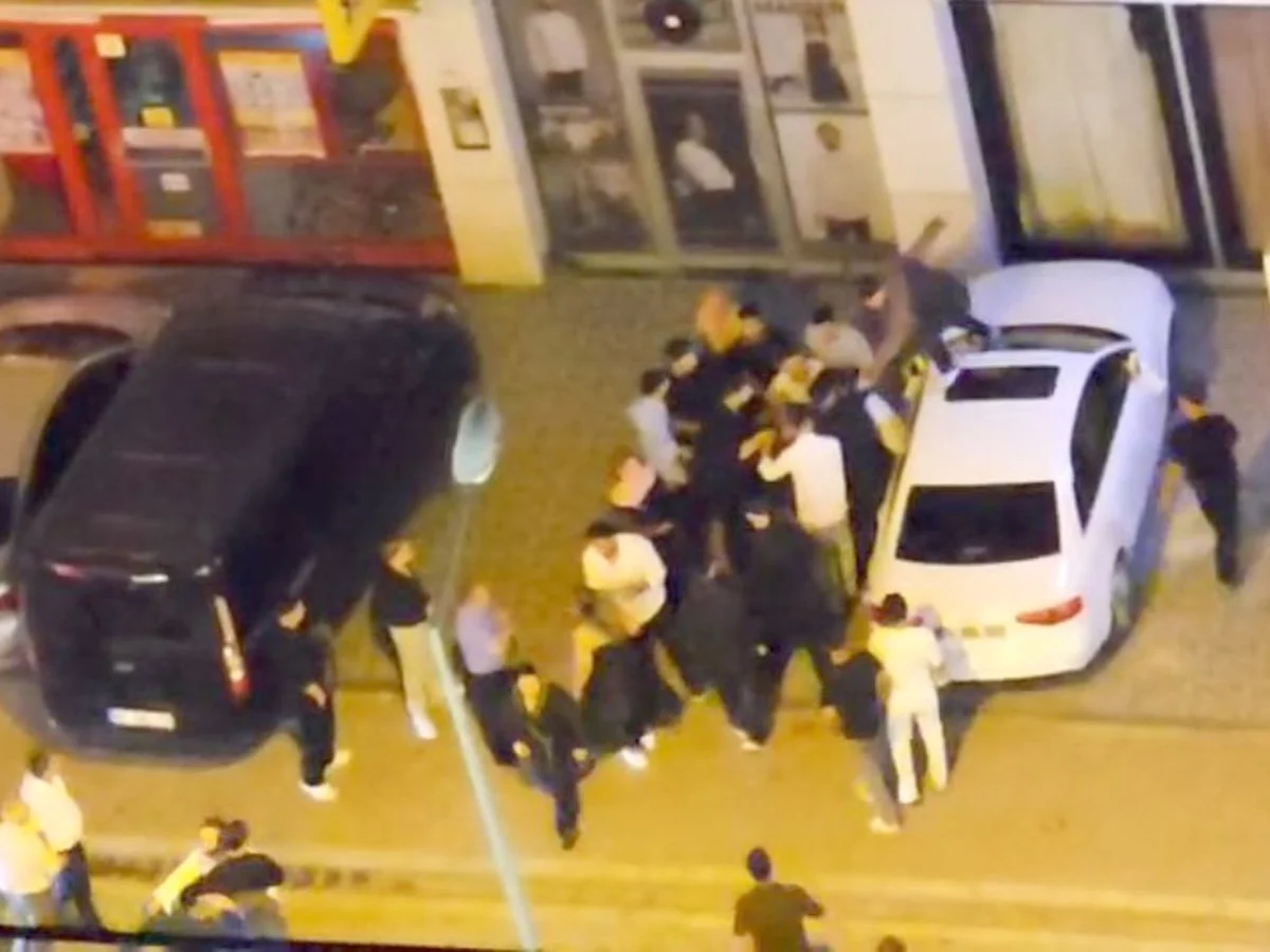 İstanbul'da düğün sonrası kavga kamerada