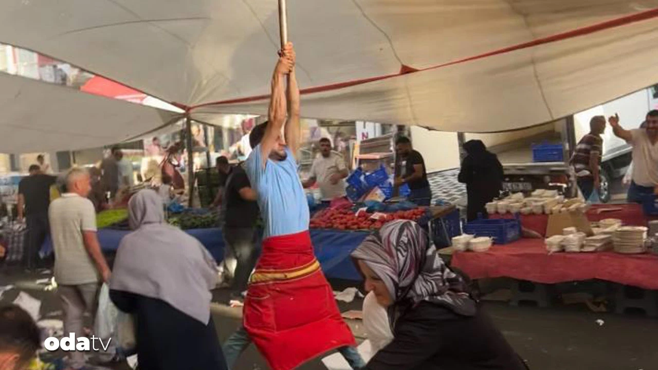 Günün videosu: Uçan pazarcı
