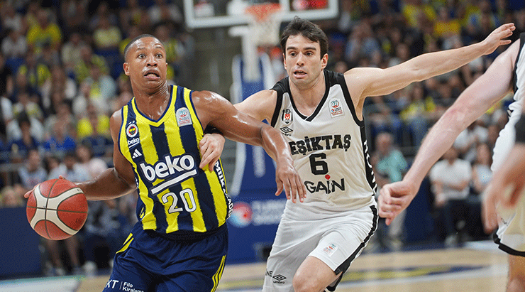 Türkiye Basketbol Ligi final serisi: 2. maçta Fenerbahçe Beko, Beşiktaş'ı farklı yendi