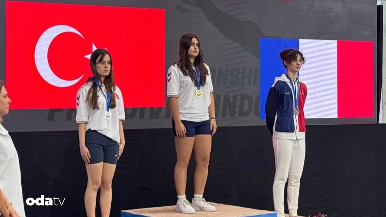 Milli sporcu Ada Olpak serbest dalışta dünya şampiyonu oldu