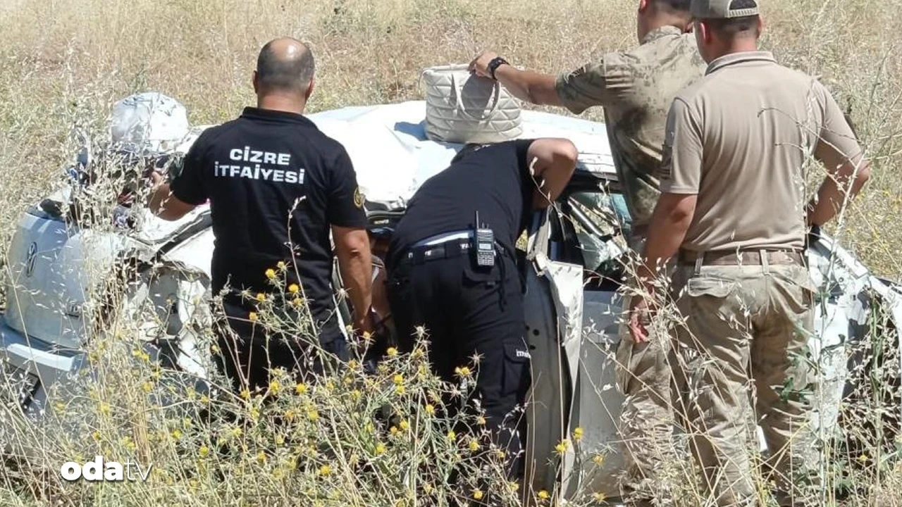 Şırnak'ta otomobil şarampole uçtu: 1'i bebek 5 yaralı