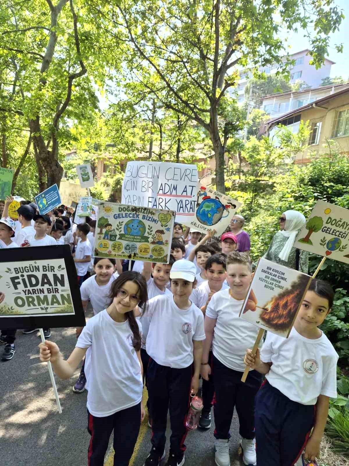 5 Haziran Dünya Çevre Günü kapsamında yürüyüş düzenlendi