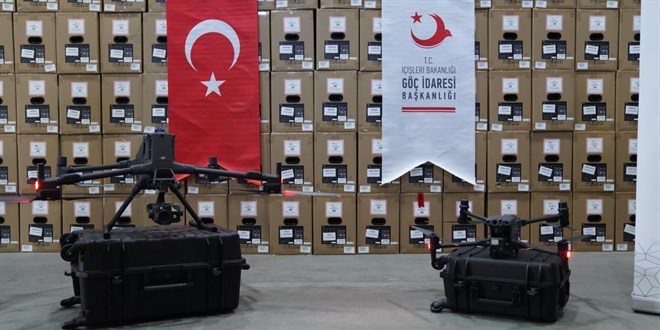 Sınır güvenliği için 391 dron envantere alındı