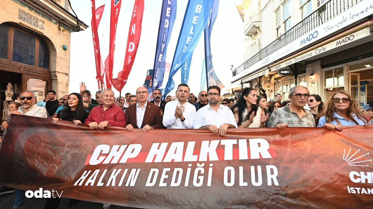 CHP Adalar için sokakta