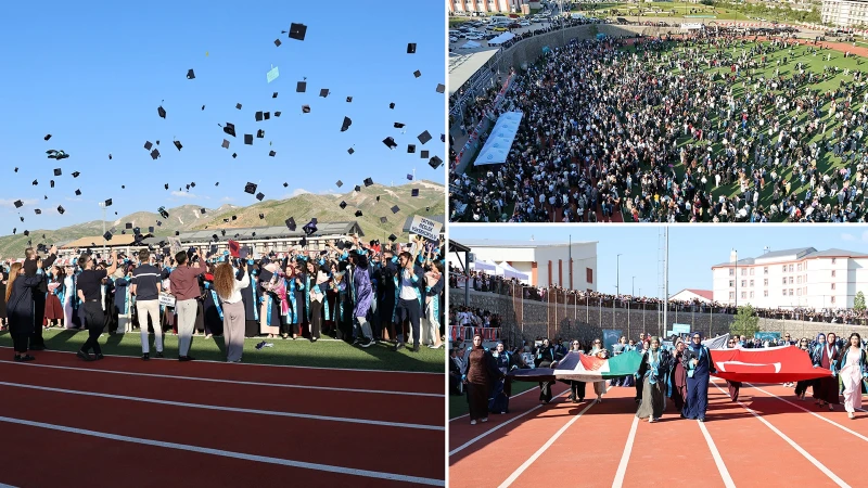 Bitlis Eren Üniversitesi’nde 2025-2026 mezuniyet coşkusu
