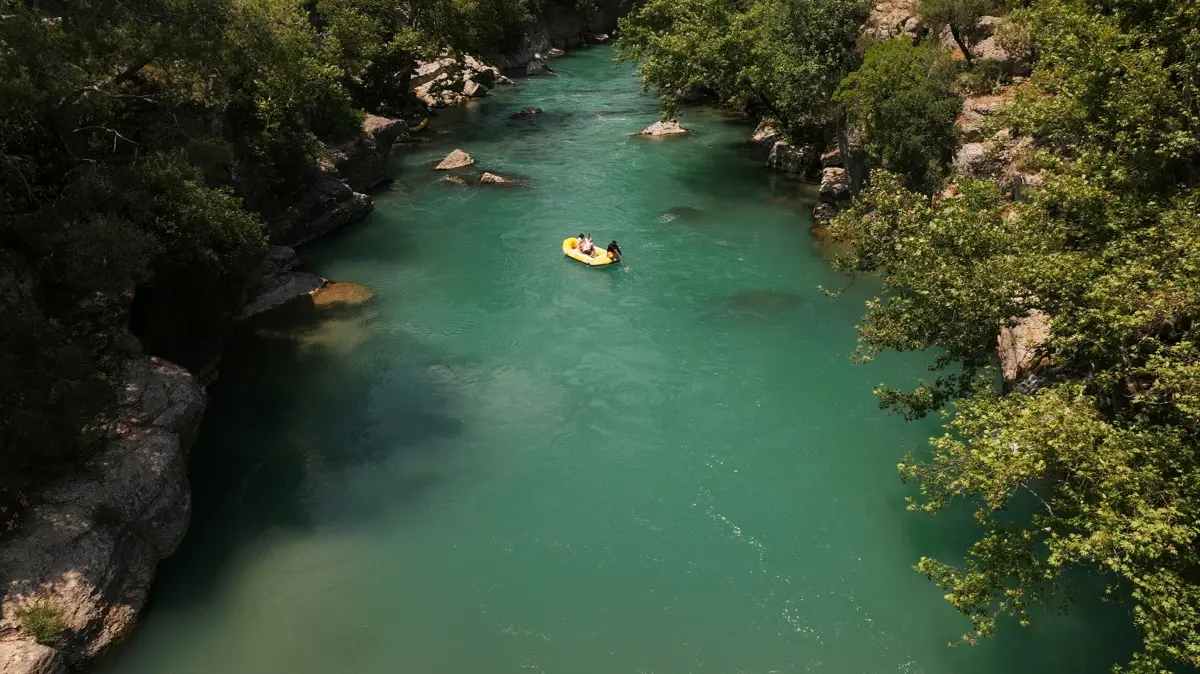 Manavgat'ın doğayla bir araya geldiği nokta: Köprülü Kanyon Milli Parkı!