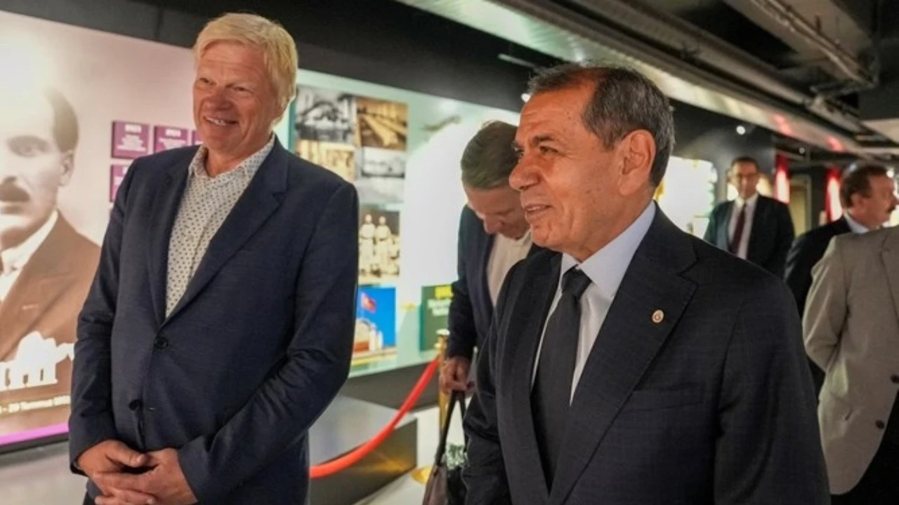 Oliver Kahn'dan Dursun Özbek’e ziyaret: RAMS Park'ı gezdi