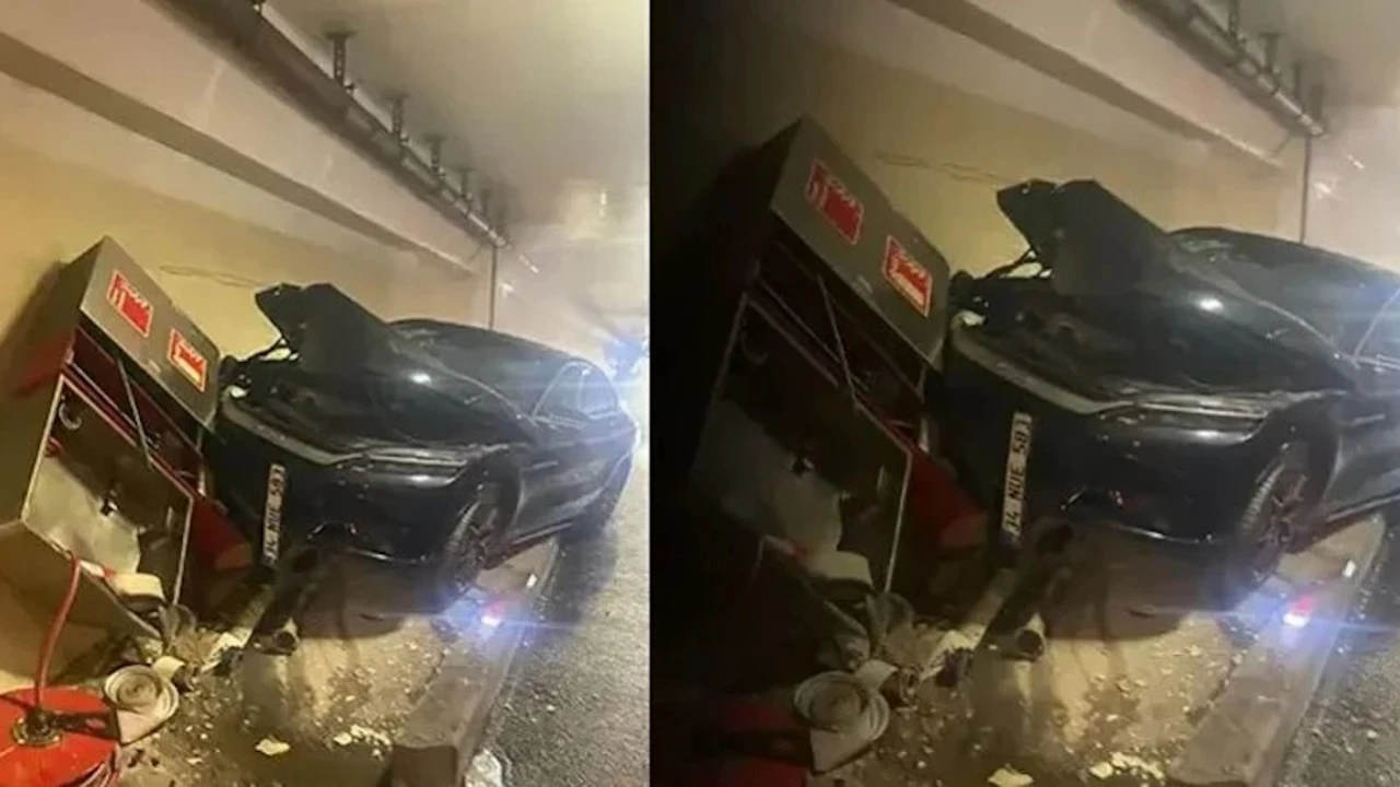 Avrasya Tüneli’nde panik anları! Su baskını nedeniyle trafik durduruldu