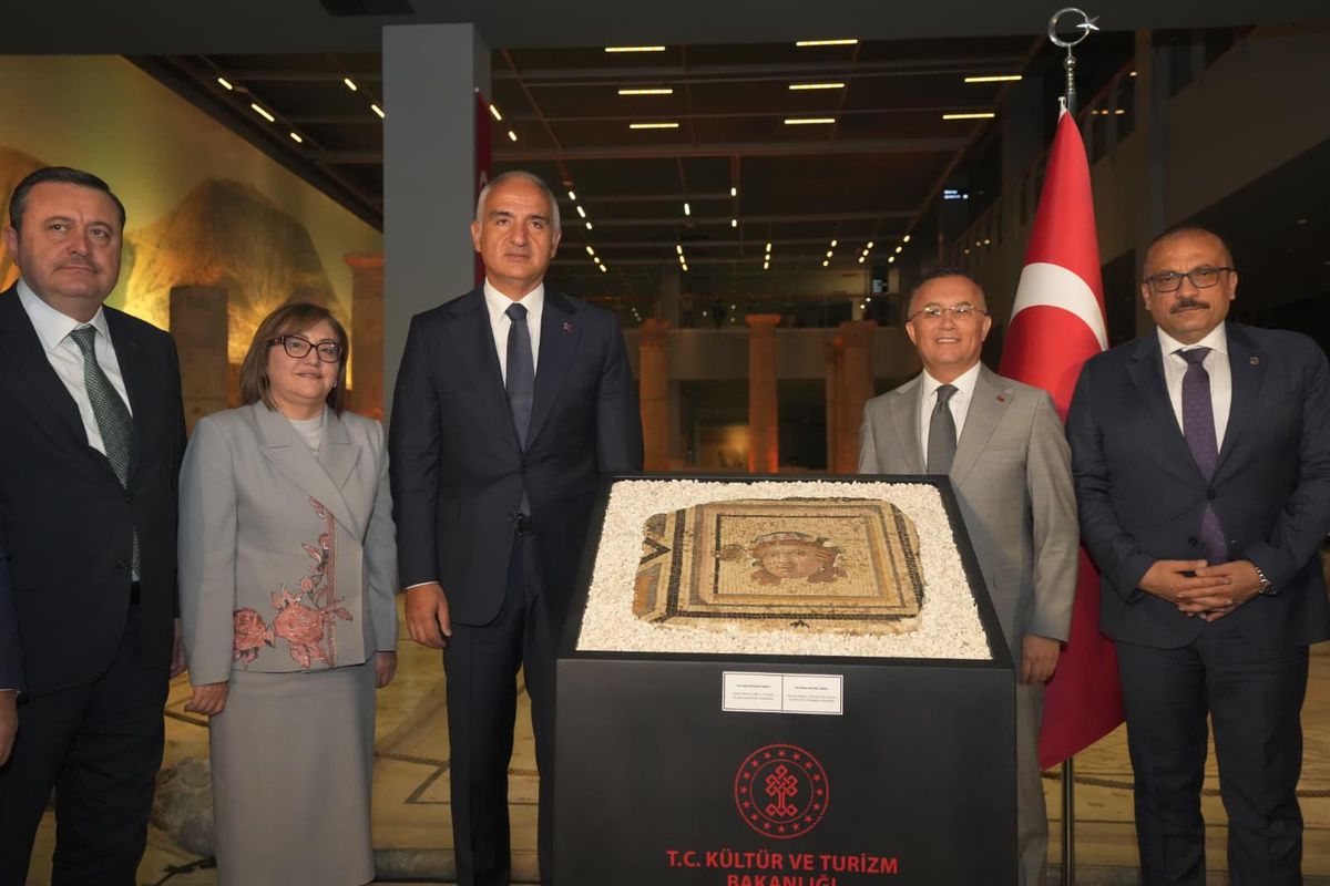 ABD'den iade edilen Zeugma mozaik paneli evine kavuştu