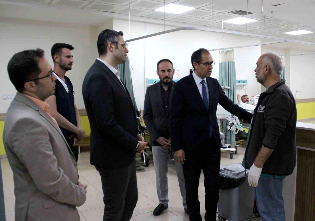 İl Sağlık Müdürü Erşan'dan Kayseri Devlet Hastanesi'nde inceleme