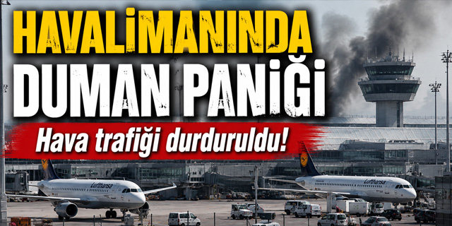 Havalimanında alarm... Kula boşaltıldı, uçuşlar durdu!