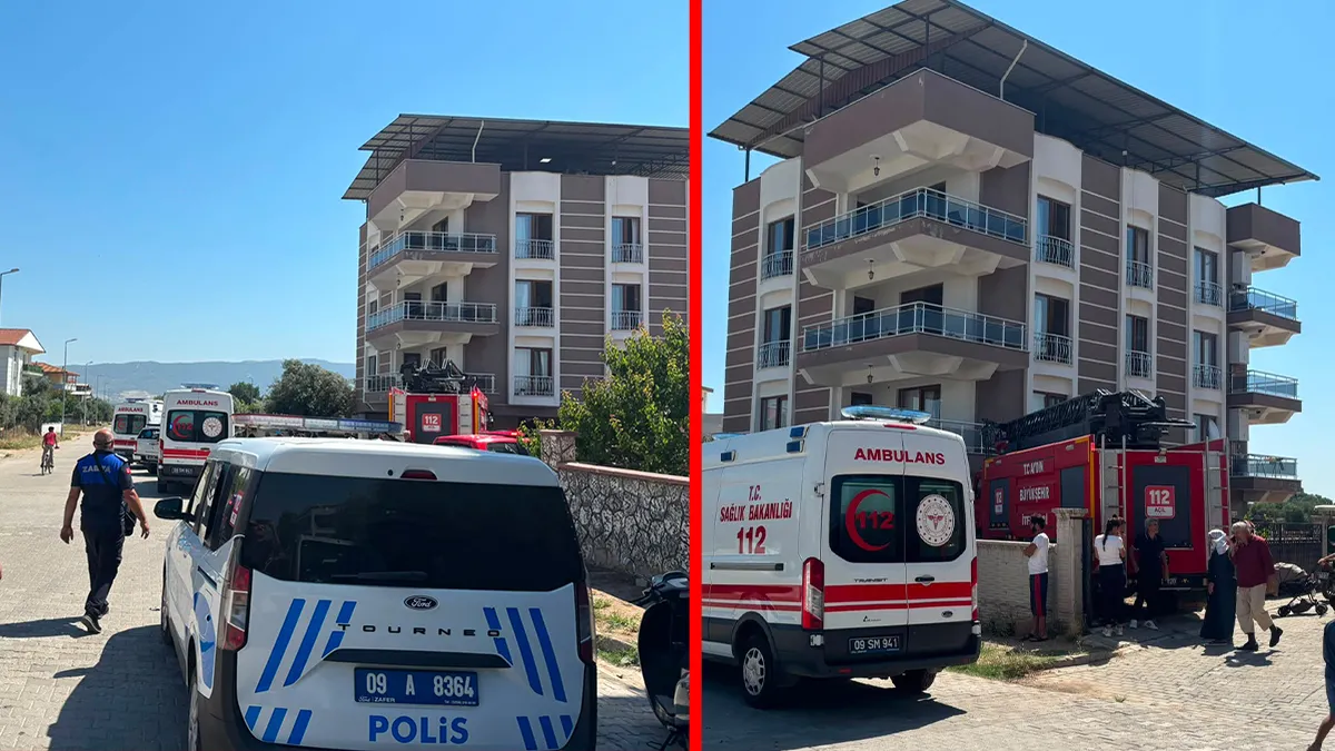 Aydın’da korkutan yangın! Kartonlar tutuşunca çatı alevlere teslim oldu: 4 kişi dumandan etkilendi!