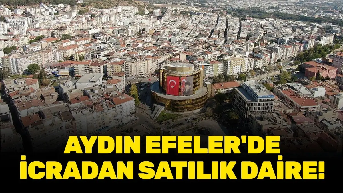 Aydın Efeler'de icradan satılık daire!