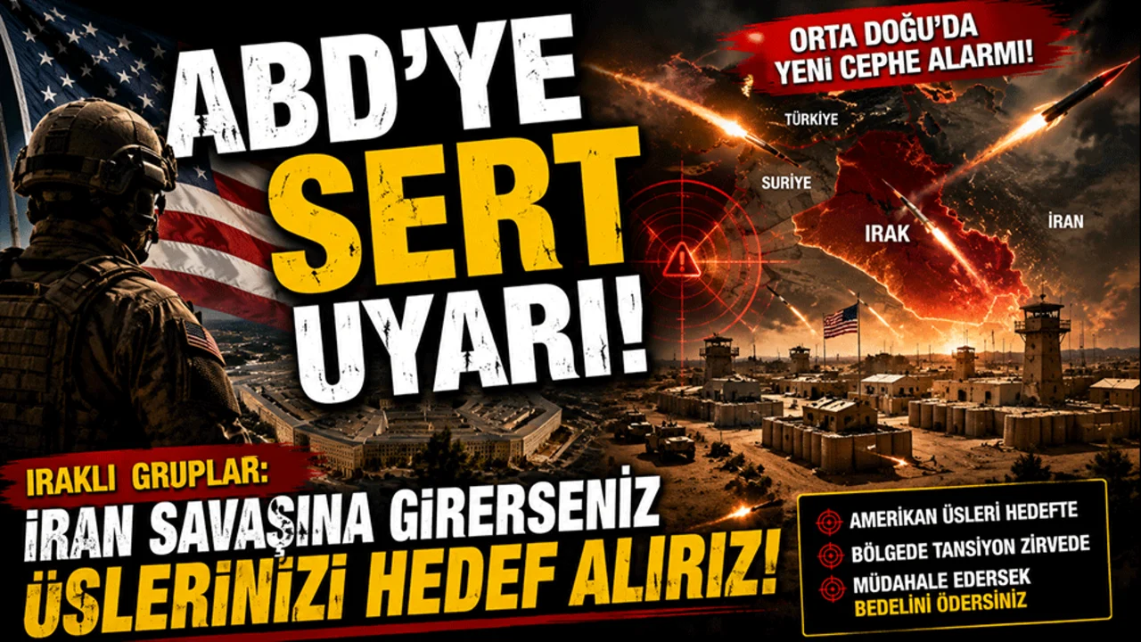 Iraklı gruplardan ABD'ye sert uyarı: "İran savaşına girerseniz üslerinizi vururuz"