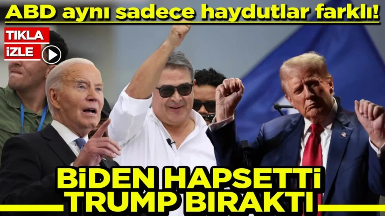 ABD aynı sadece haydutlar farklı! Biden hapsetti Trump bıraktı