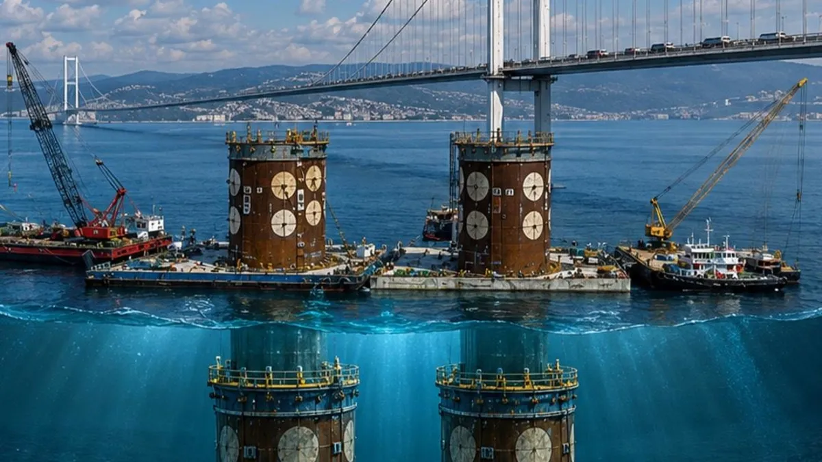 5 katlı kesonlar milimetrik oturtuldu, 390 çelik kazık çakıldı! Osmangazi’nin temeli işte böyle atıldı