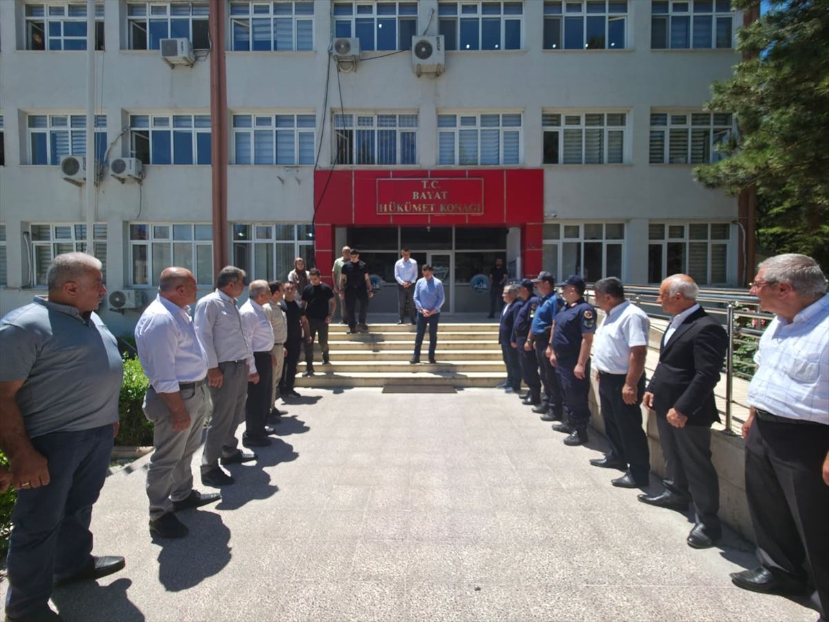 Kaymakam Yüce, Bayat ilçesine veda etti