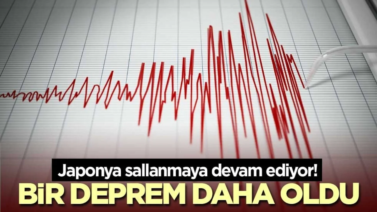 Japonya sallanmaya devam ediyor! Bir deprem daha oldu