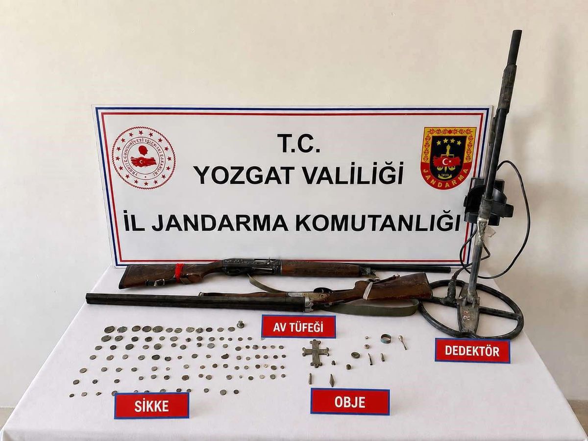 Yozgat'ta tarihi eser nitelikli objeler ele geçirildi