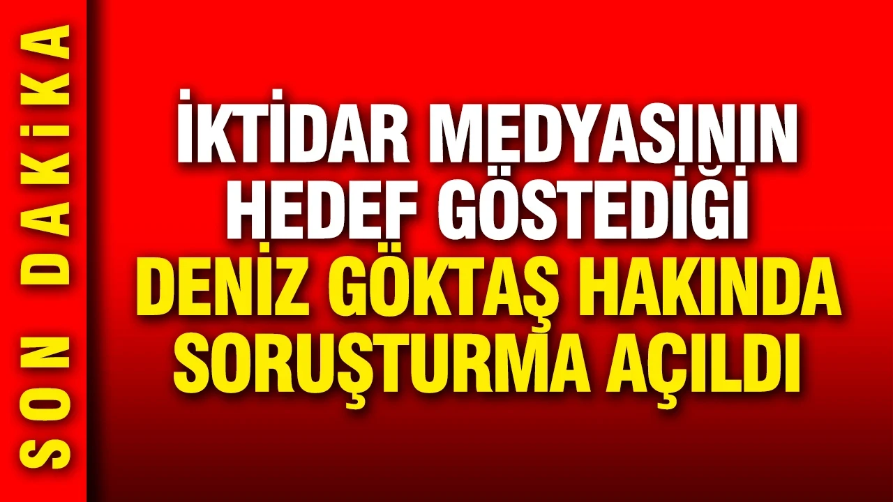 Komedyen Deniz Göktaş hakkında soruşturma başlatıldı