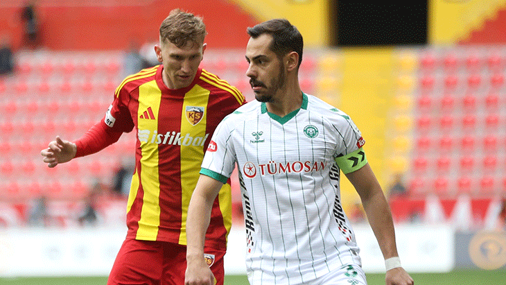 Kayserispor galibiyetle veda etti! Son maçında Konyaspor'u yendi
